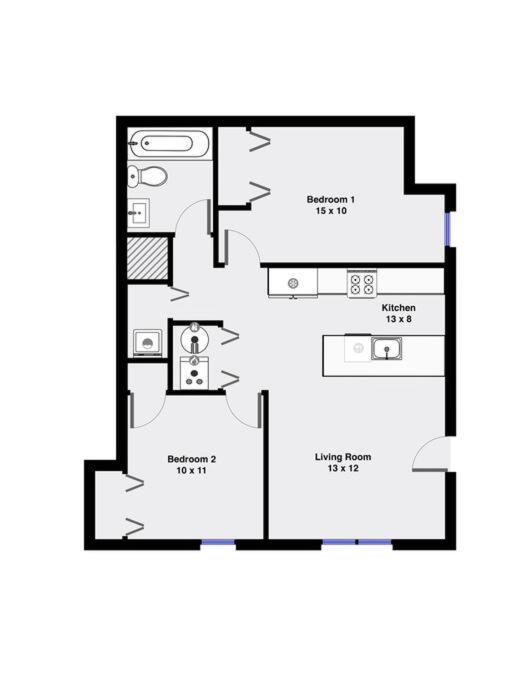Suite 1 On Southport 4 Queen Beds Chicago Ngoại thất bức ảnh